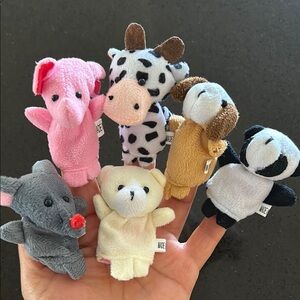 Animal finger puppets..